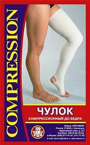 ЛПП Фарм Чулок до бедра компрессионный р.3