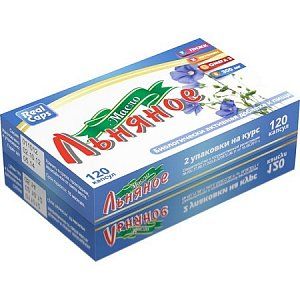 Масло льняное капсулы 0,3 г 120 шт. Реалкапс (БАД)