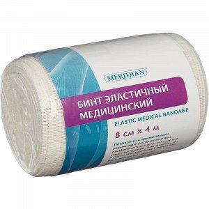 Меридиан Бинт 8 x 400 см эластичный