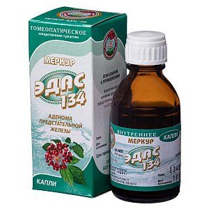 Меркур Эдас-134 капли для приема внутрь гомеопатические 25 мл