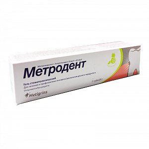 Метродент гель стоматологический 20 г ананас