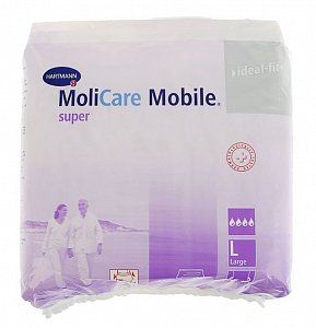 MoliCare Mobile Super Подгузники-трусики для взрослых р.L 2 шт. (100-150см)