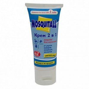 Mosquitall Защита для малыша крем 2 в 1 30 мл