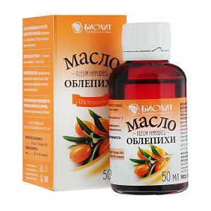 Облепиховое масло 50 мл Биолит (БАД)