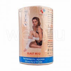 Tonus Elast Бинт 10 x 500 см эластичный высокая растяжимость